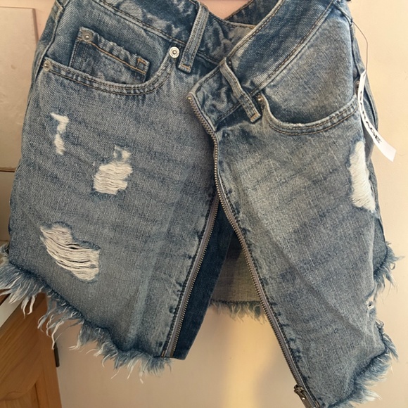 Jean Skirt Garage NWT - Picture 3 of 5